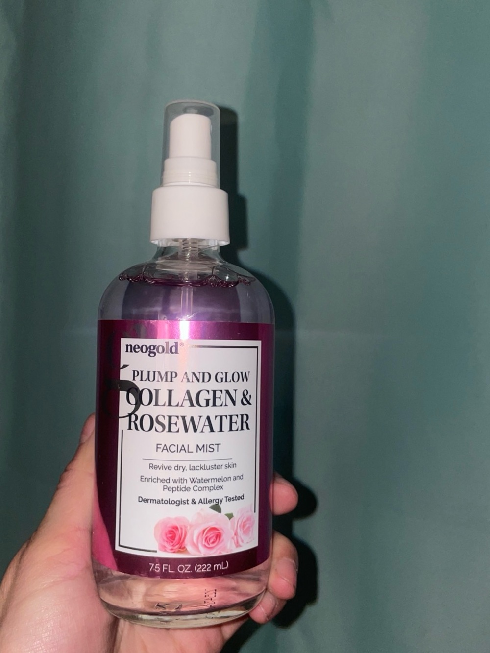 Plump & Glow Collagen & Rosewater Facial Mist — Pink